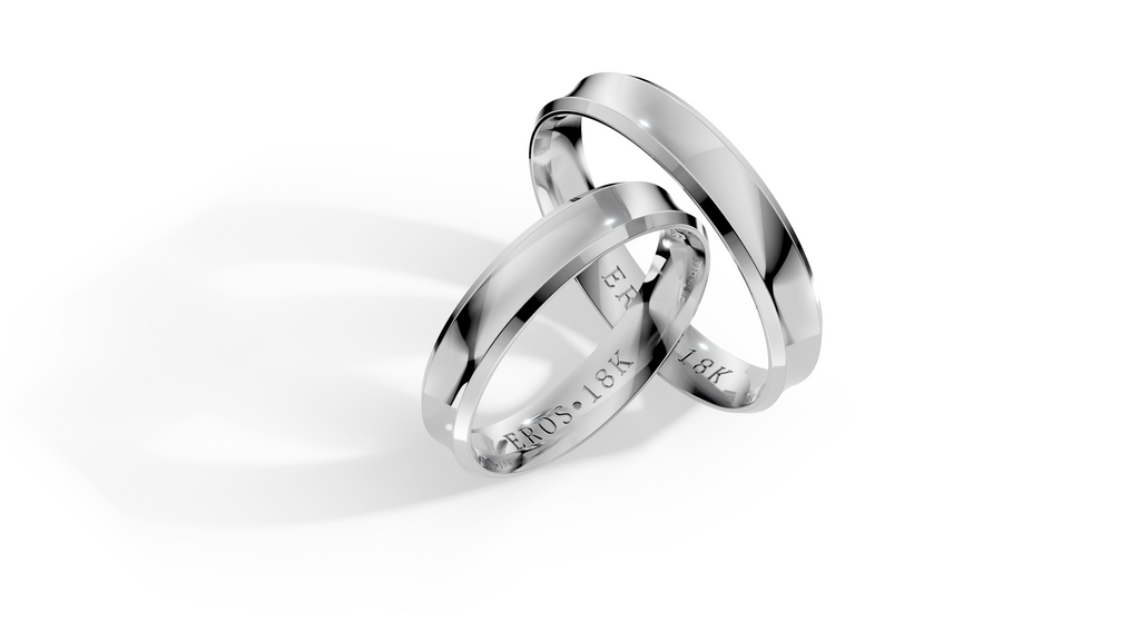 Aliança Aura Ouro 18K 4mm