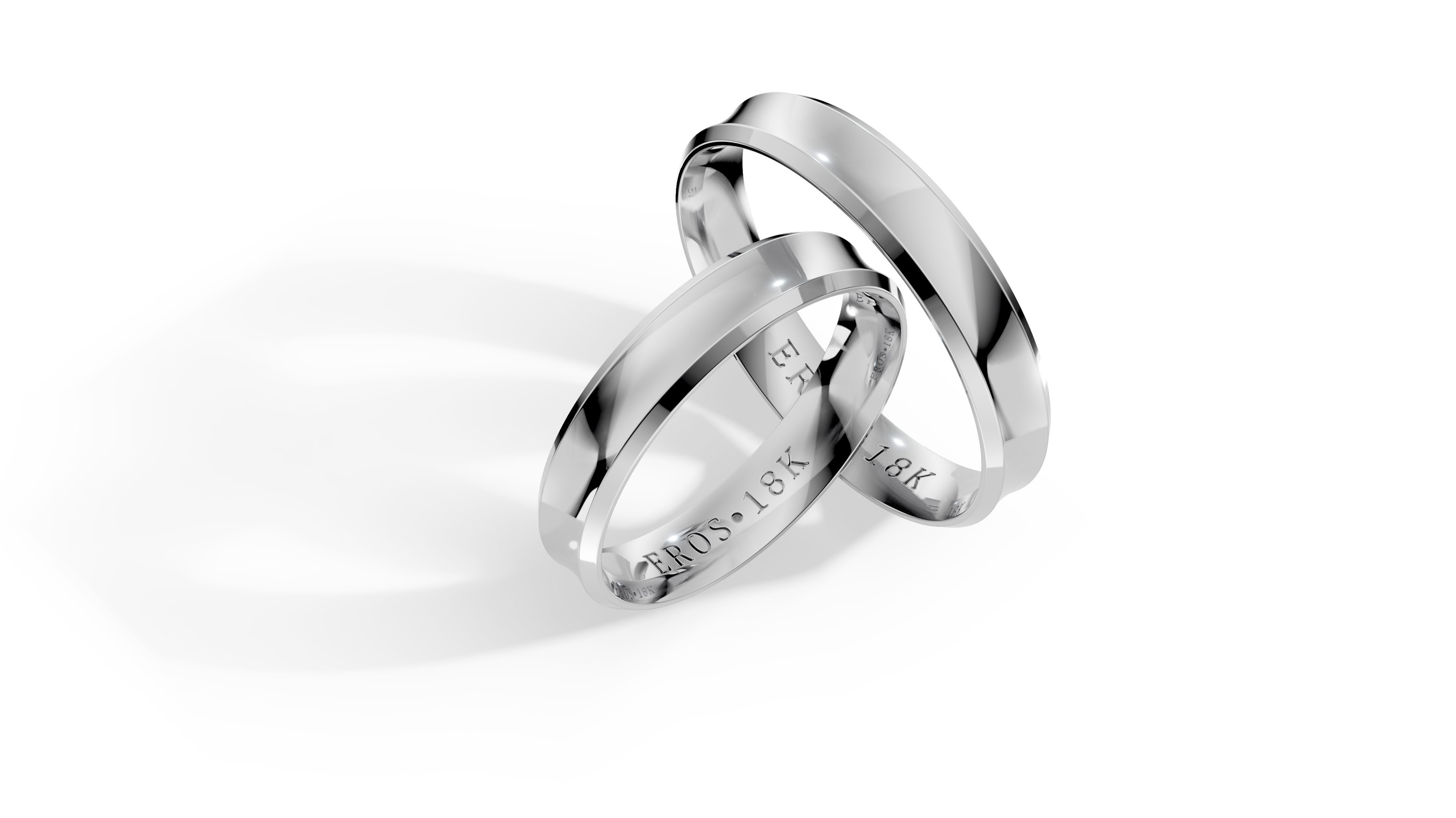 Aliança Aura Ouro 18K 4mm