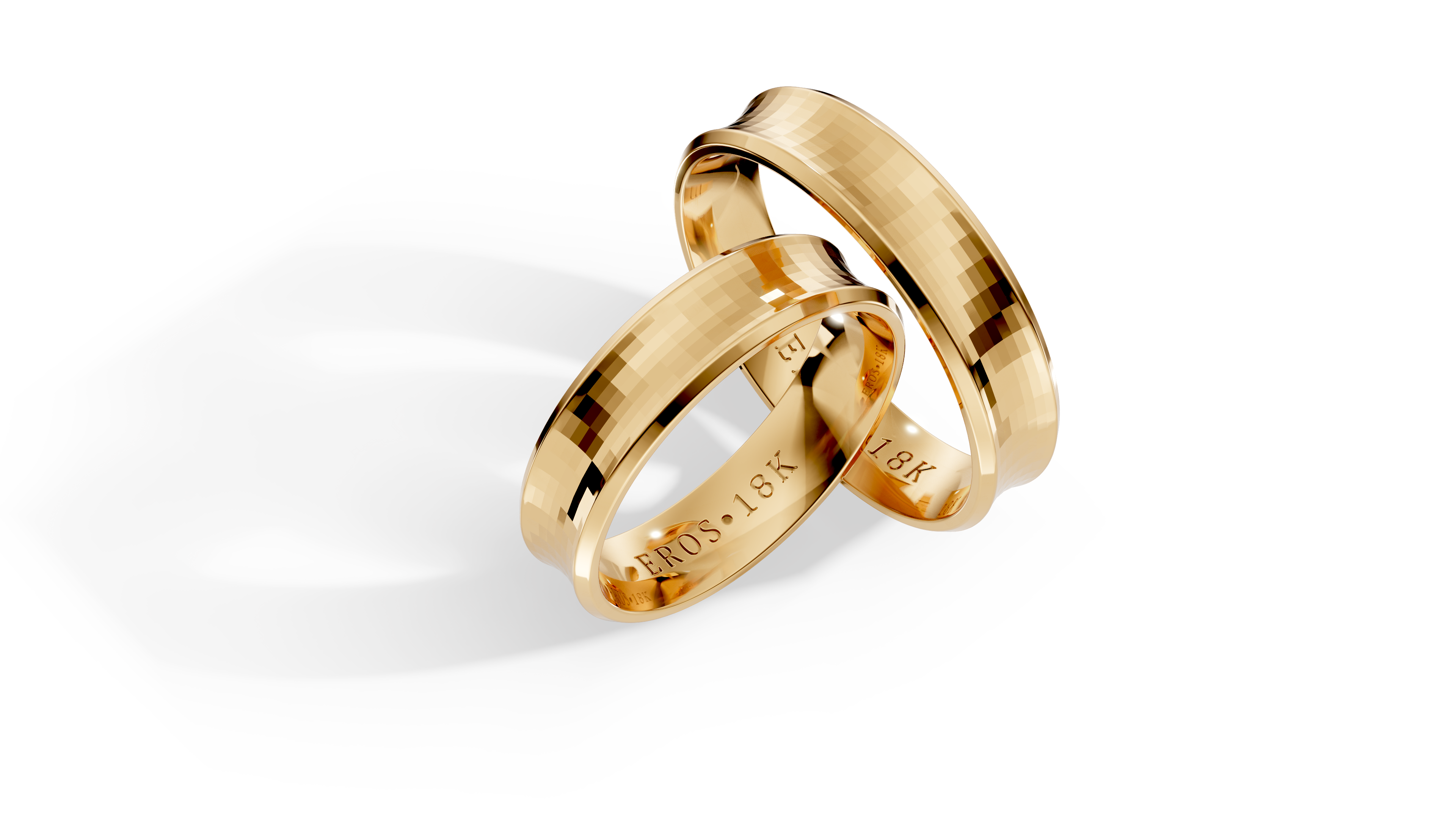 Aliança Vertex Ouro 18K 5mm