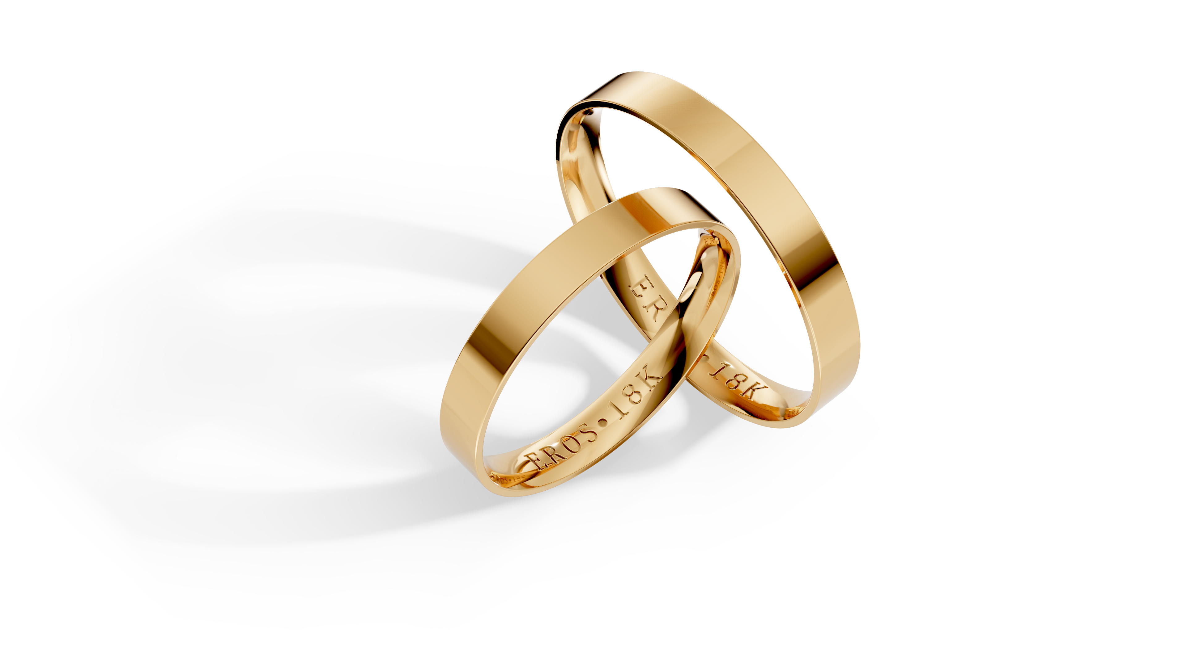 Aliança Atlas Ouro 18K 3mm