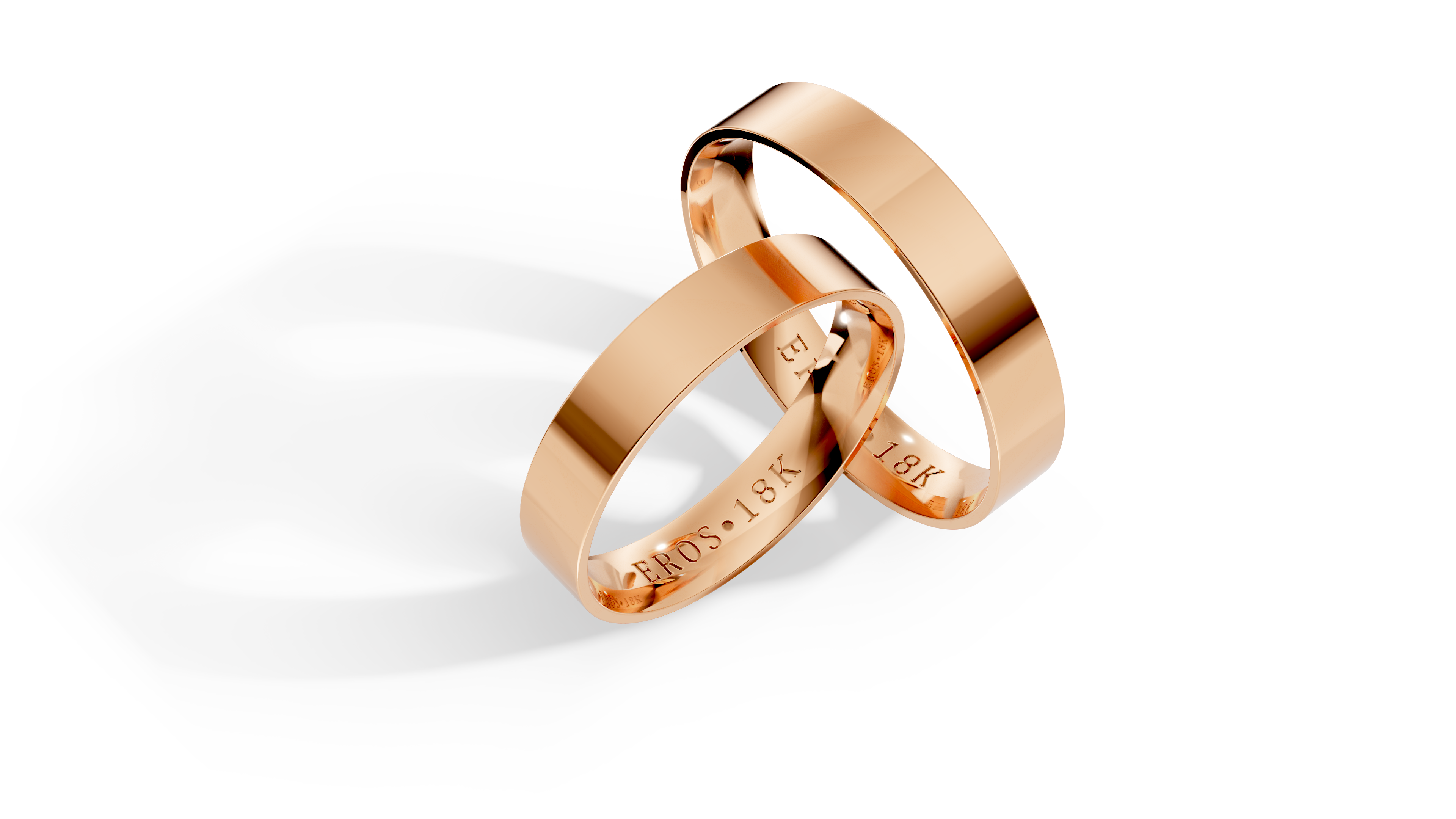 Aliança Atlas Ouro 18K 4mm