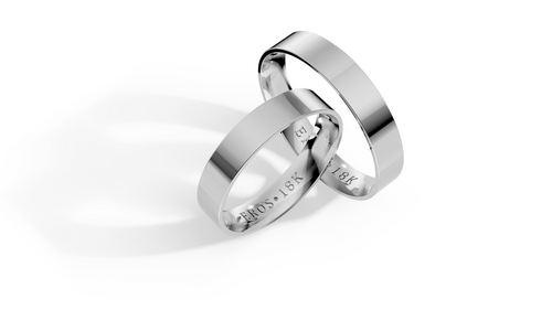 Aliança Atlas Ouro 18K 4mm