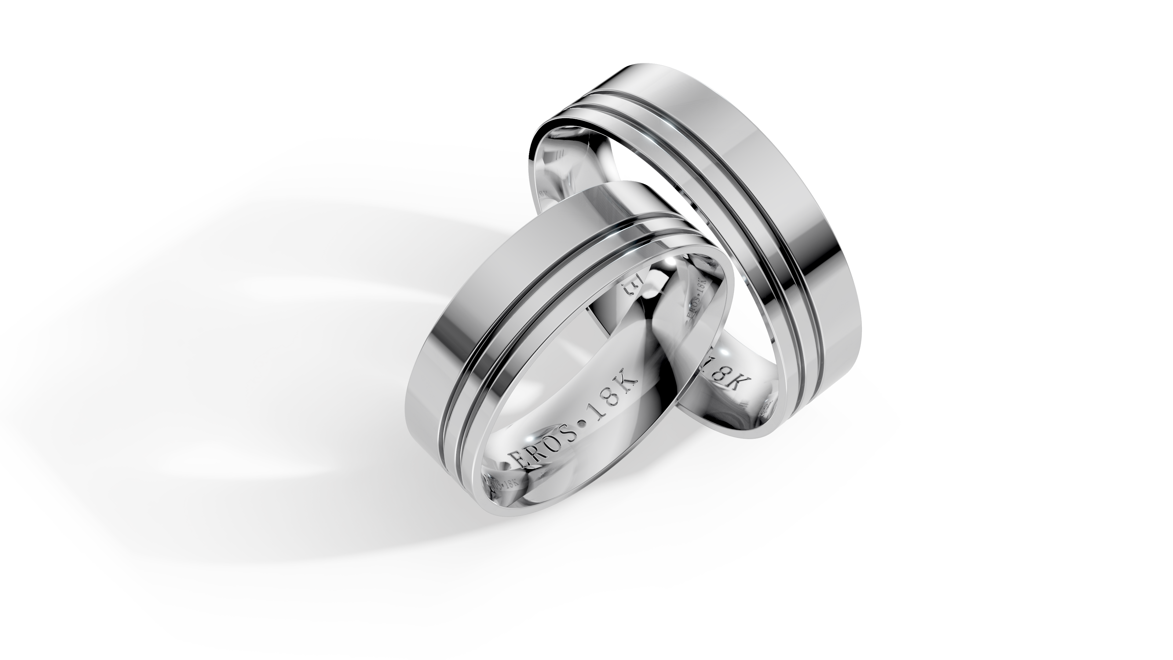 Aliança Axiom Ouro 18K 6mm
