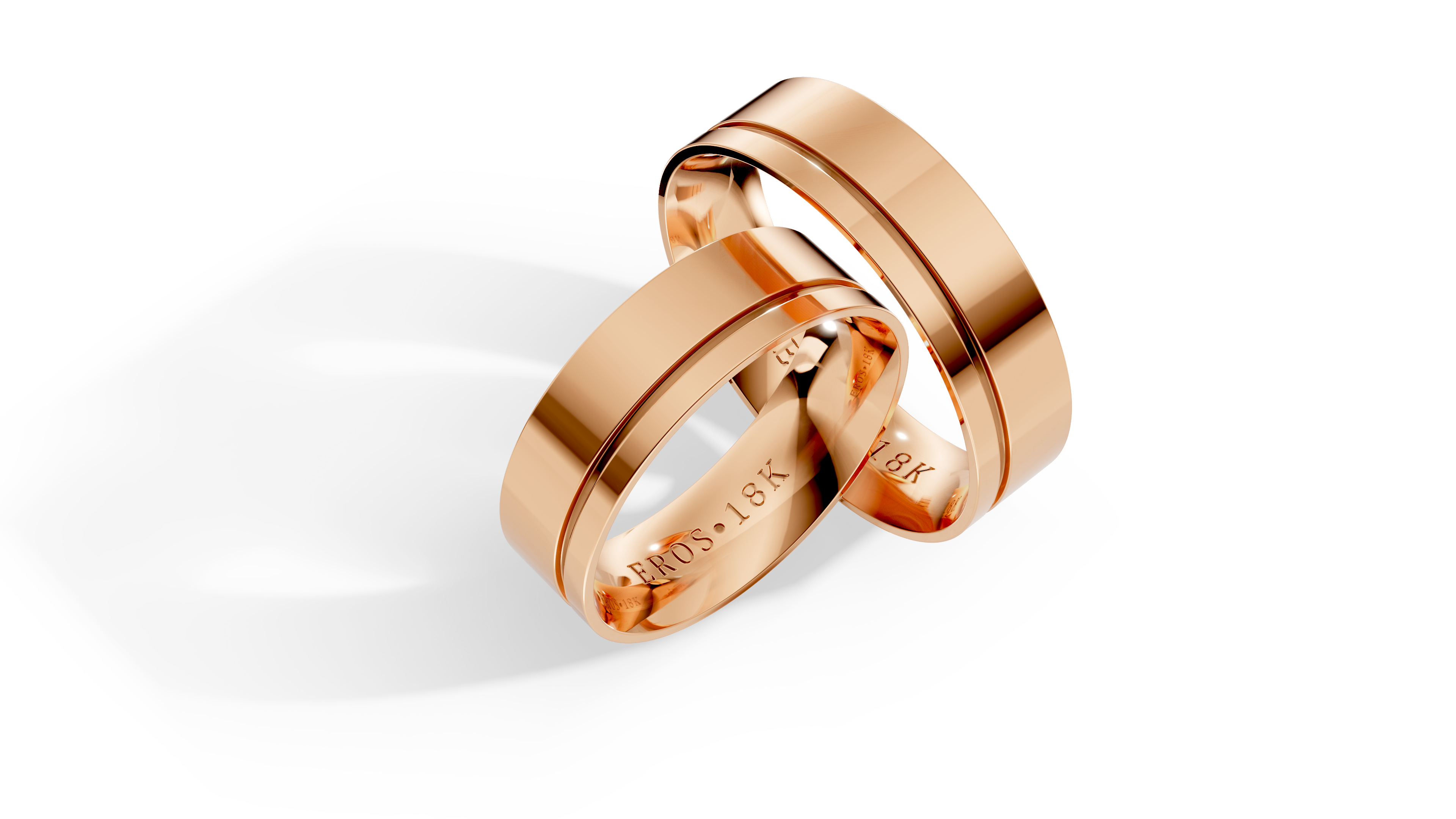 Aliança Orion Lite Ouro 18K 6mm