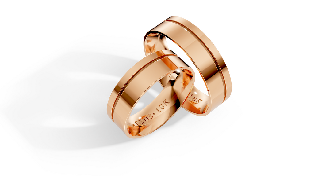 Aliança Honor Ouro 18K 6mm