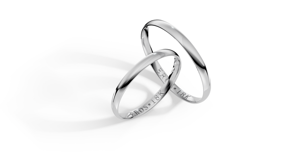 Aliança Essenza Ouro 18K 2mm