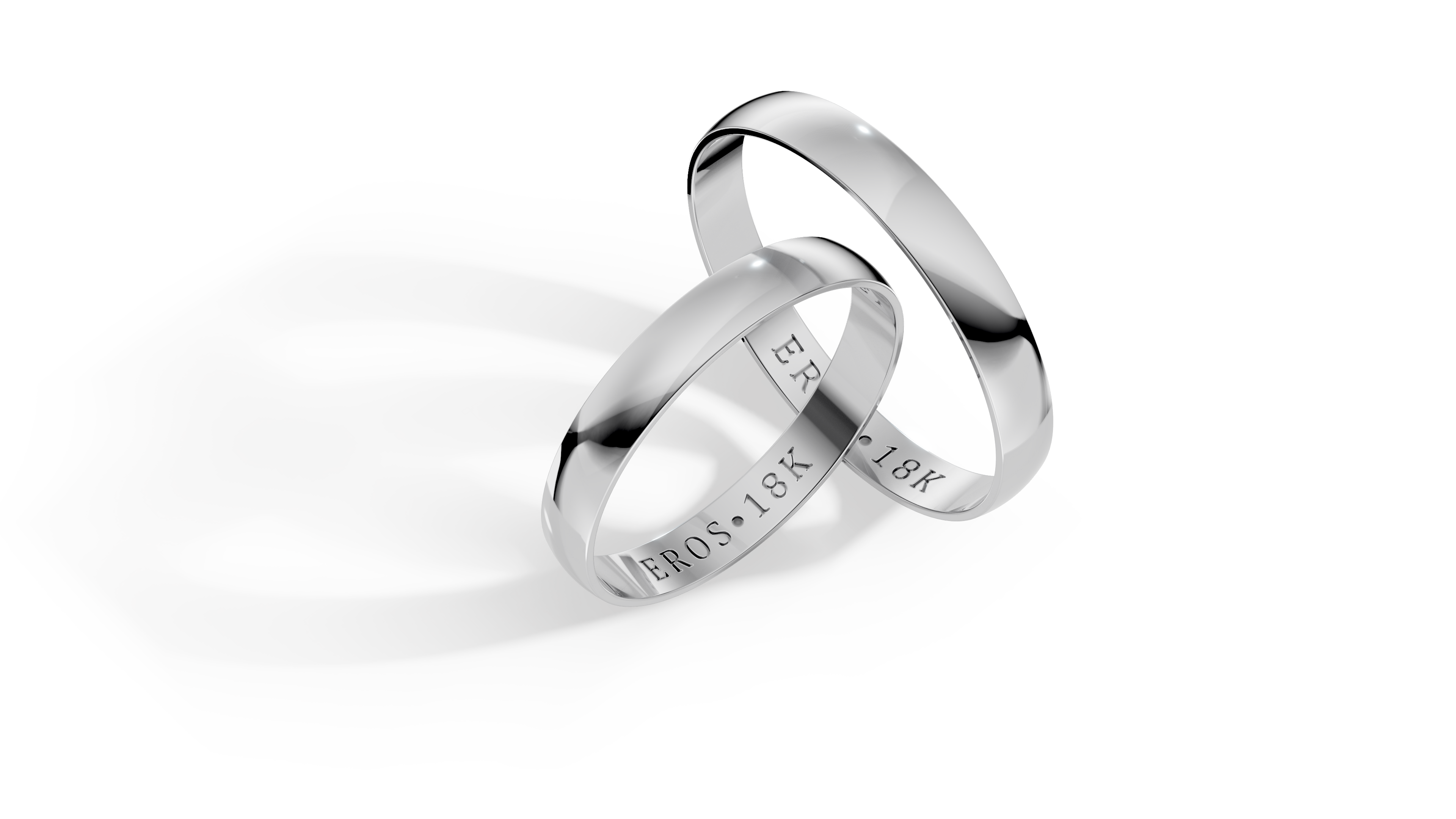 Aliança Essence Ouro 18K Interior Reto 3mm